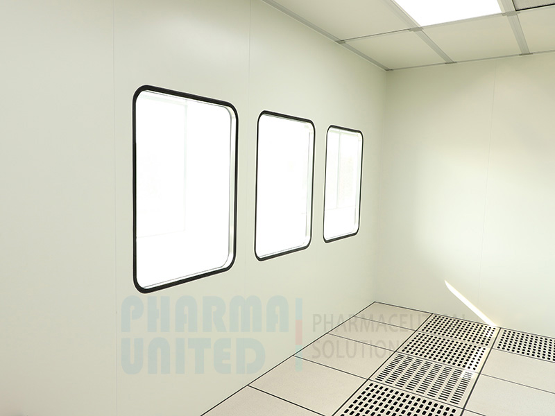Fen&ecirc;tre &agrave; double vitrage pour salle blanche