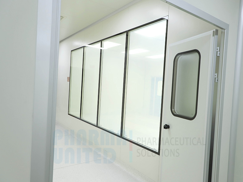 Fen&ecirc;tre &agrave; double vitrage pour salle blanche